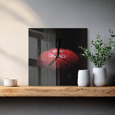 Square kitchen clock Apple