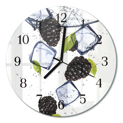Round wall clock Blackberries