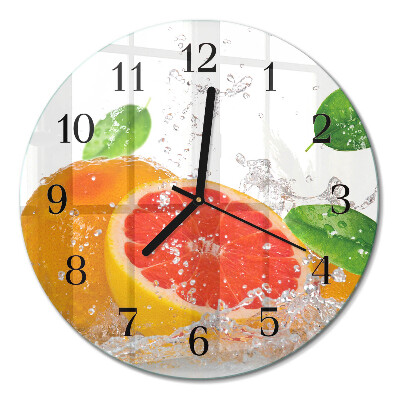 Round wall clock Grapefruit