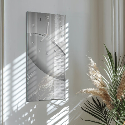 Glass clock vertical Pattern