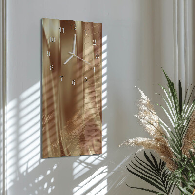 Glass clock vertical Velvet