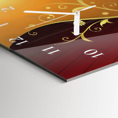 Modern vertical wall clock Abstraction