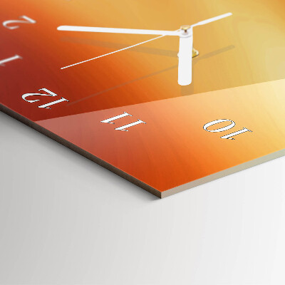 Vertical rectangular wall clock Abstraction
