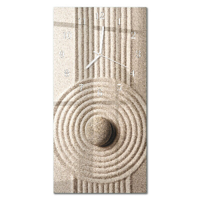 Modern vertical wall clock Stone