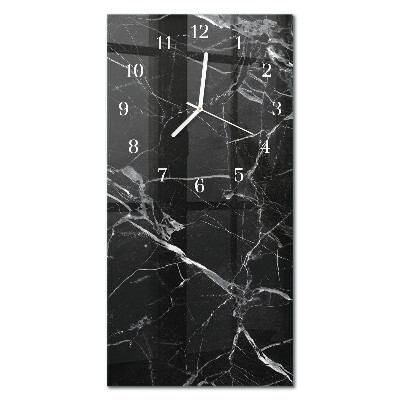 Vertical rectangular wall clock Graphite