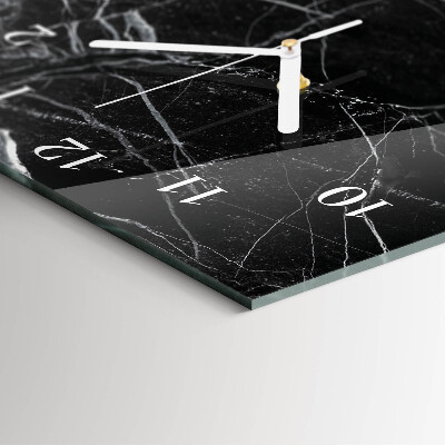 Vertical rectangular wall clock Graphite