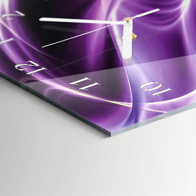 Modern vertical wall clock Waves