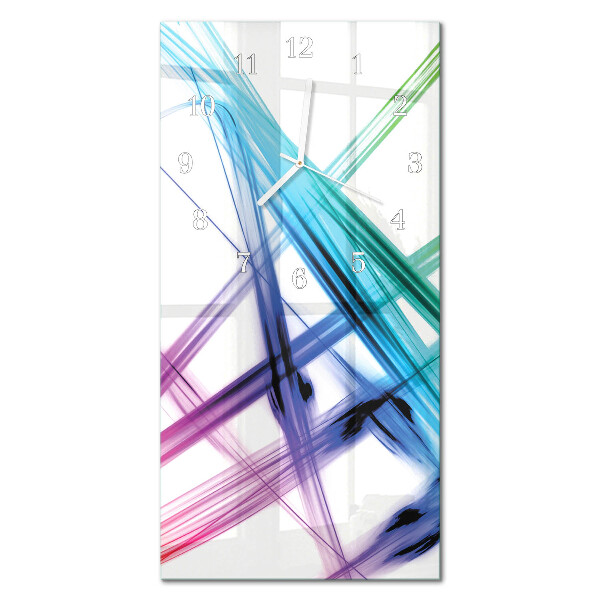 Modern vertical wall clock Abstraction