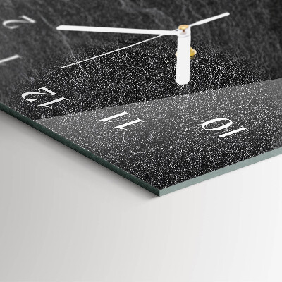 Modern vertical wall clock Marble