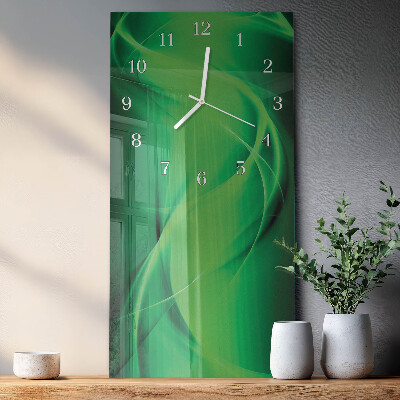Vertical rectangular wall clock Abstraction