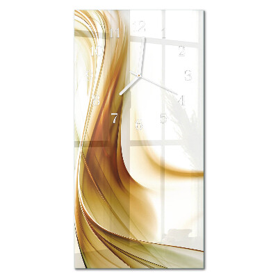 Vertical rectangular wall clock Abstraction