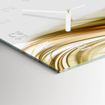 Vertical rectangular wall clock Abstraction