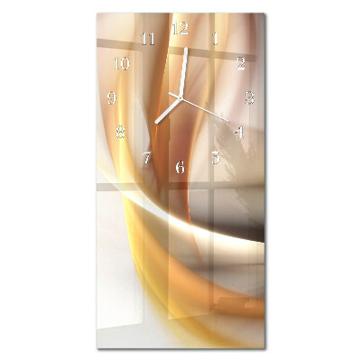 Modern vertical wall clock Abstraction