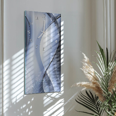 Modern vertical wall clock Abstraction