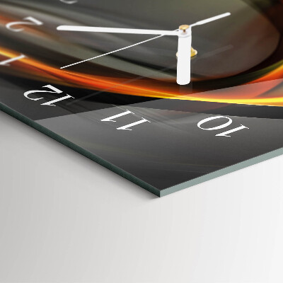 Vertical rectangular wall clock Abstraction