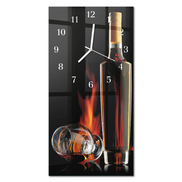 Vertical wall clock Alcohol
