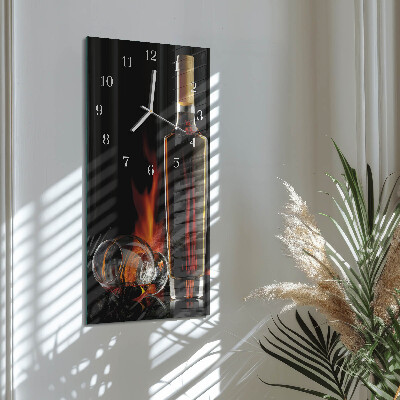 Vertical wall clock Alcohol