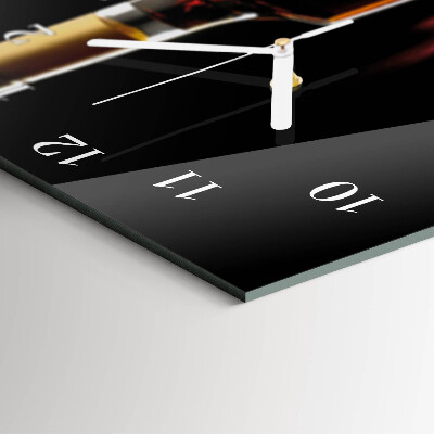 Vertical wall clock Alcohol