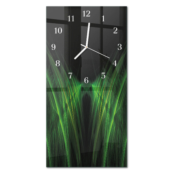 Glass clock vertical Far