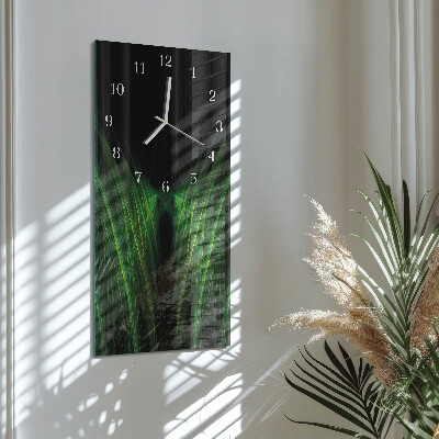 Glass clock vertical Far
