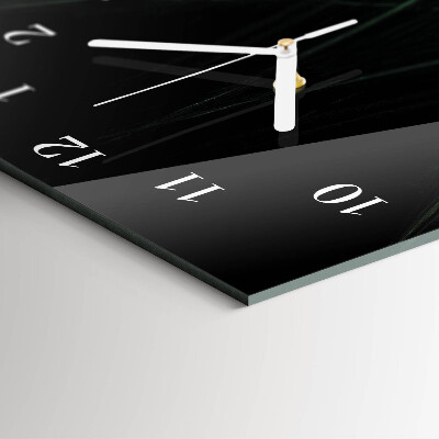 Glass clock vertical Far