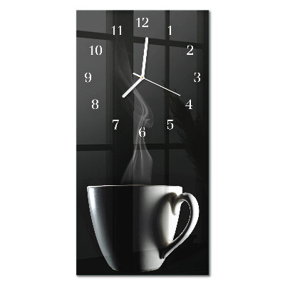 Glass wall clock vertical Mug