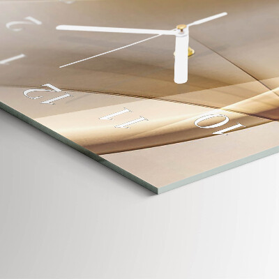 Vertical rectangular wall clock Abstraction