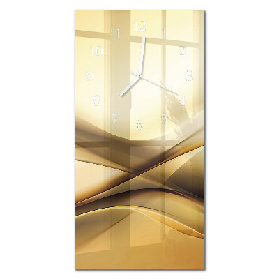 Vertical rectangular wall clock Abstraction