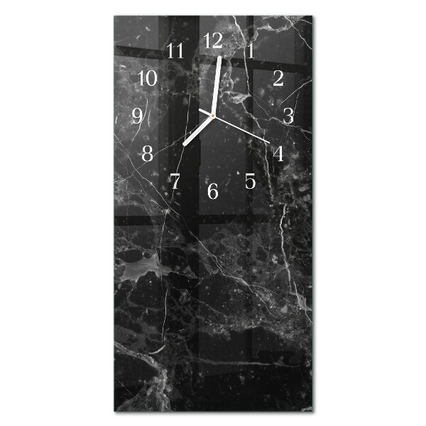 Vertical rectangular wall clock Graphite