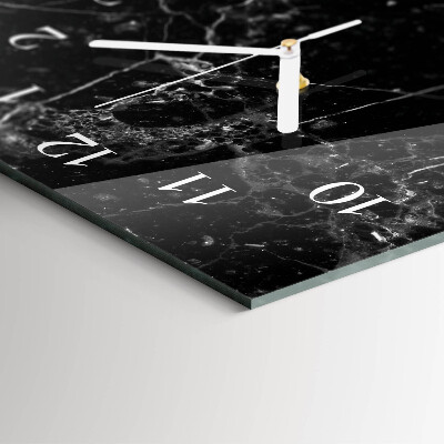 Vertical rectangular wall clock Graphite