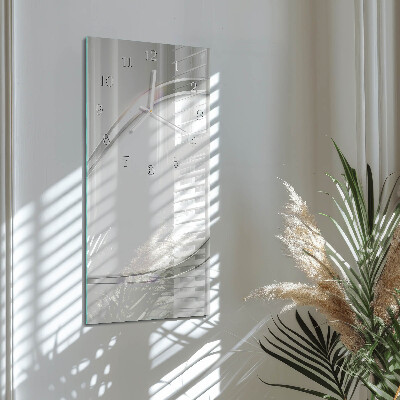 Glass clock vertical Pattern