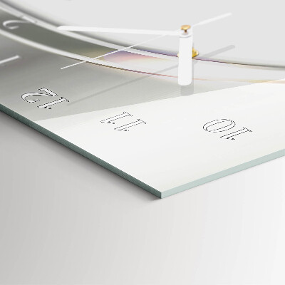 Glass clock vertical Pattern