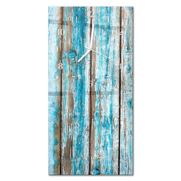 Vertical rectangular wall clock Wood