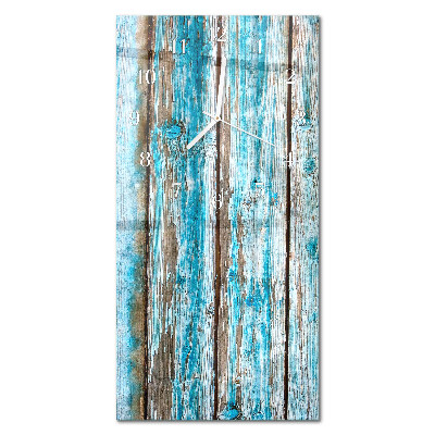 Vertical rectangular wall clock Wood