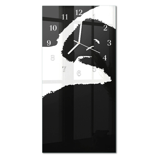 Modern vertical wall clock Abstraction