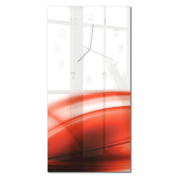 Modern vertical wall clock Abstract lines