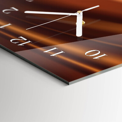 Glass clock vertical Pattern
