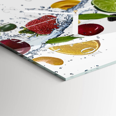 Vertical rectangular wall clock Fruit