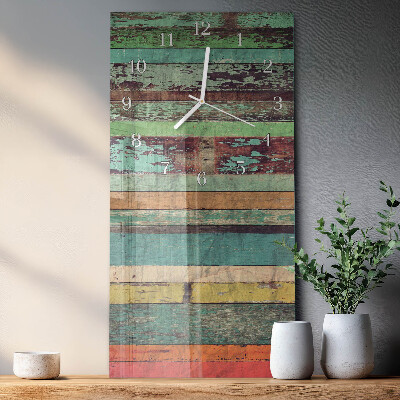 Vertical wall clock Wood