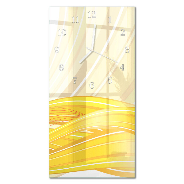 Vertical rectangular wall clock Pattern