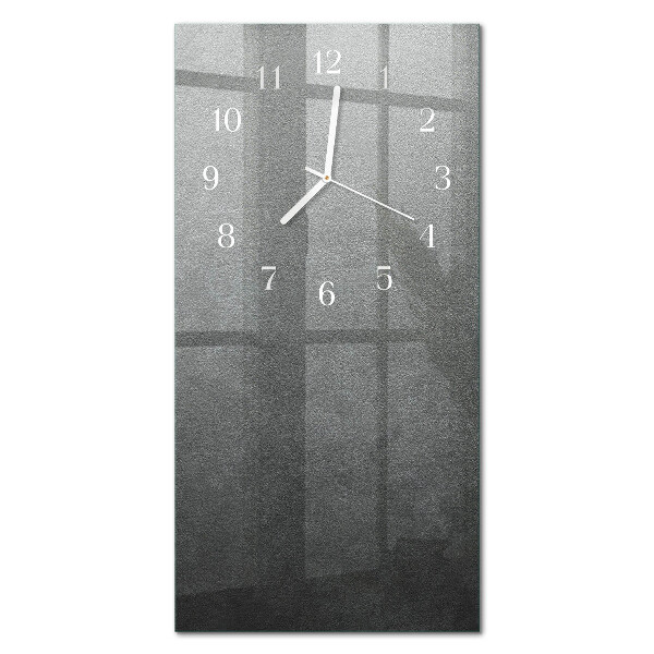 Vertical wall clock Marble wall