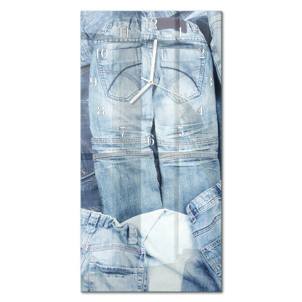 Vertical rectangular wall clock Pants