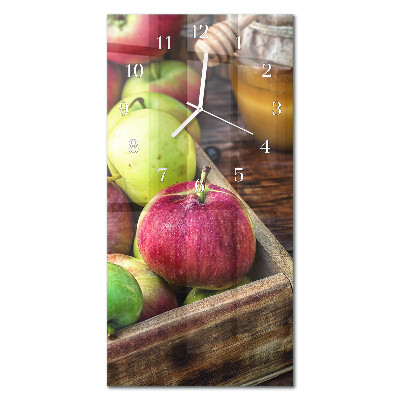 Modern vertical wall clock Apple