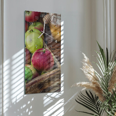 Modern vertical wall clock Apple
