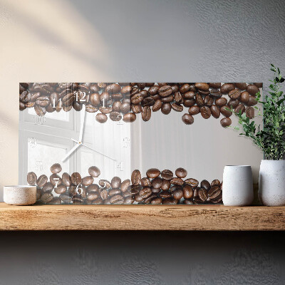 Horizontal wall clock Coffee raw material