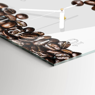 Horizontal wall clock Coffee raw material