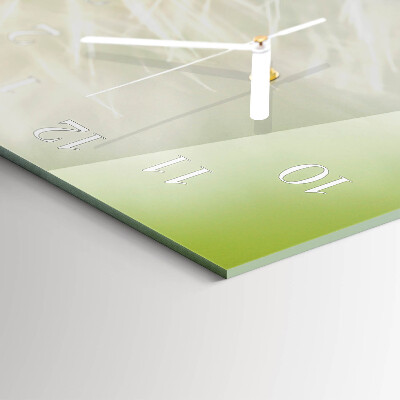 Horizontal wall clock Common Dandelion