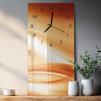 Modern vertical wall clock Abstraction