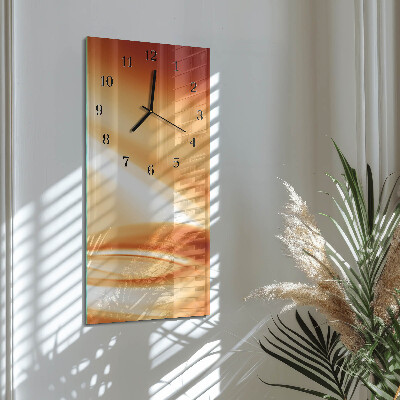 Modern vertical wall clock Abstraction