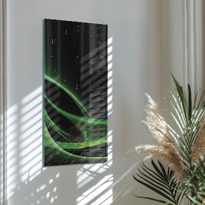 Glass clock vertical Abstraction